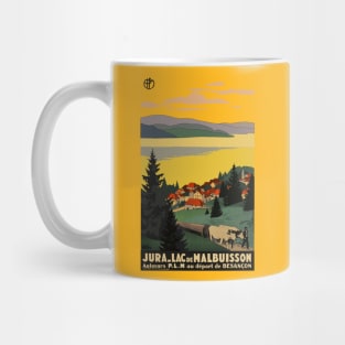 French Autocars - Roger Broders, Tourist, Aesthetic T-Shirt Mug